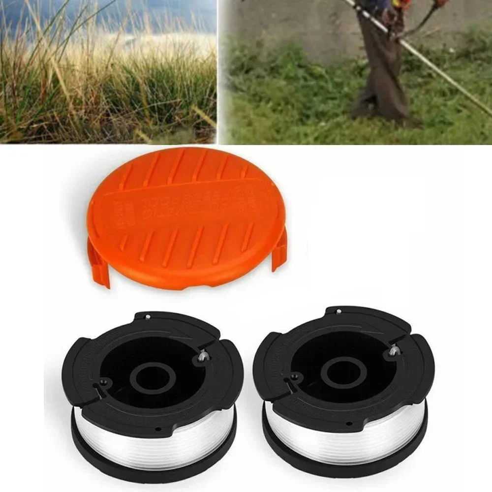 Крышка катушки триммера + катушка и леска для Black & Decker GLC3630L GLC3630L20, аксессуары для садовых принадлежностей, новинка Крышка катушки триммера + катушка и леска для Black & Decker GLC3630L GLC3630L20, аксессуары для садовых принадлежностей, новинка