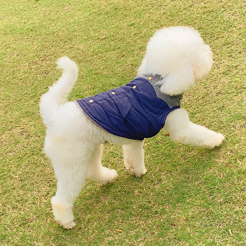 Autumn Winter Dog Jacket Vest Warm Fleece Pet Clothes for Small Dogs Pomeranian Dachshund Low Price Promotion Puppy Clothing