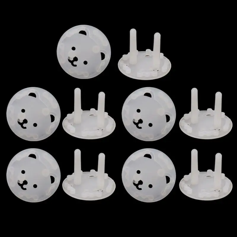 EU Outlet Covers Baby Child Safety Protector OF 10 Shock Prevention Europe Socket