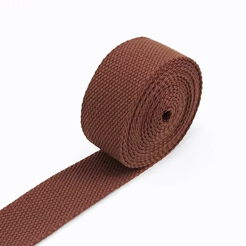 8M 20/25/32/38mm 2mm Dick Gurtband Bänder Polyester Baumwolle Leinwand Tasche Gurte band für Rucksack Strap Gürtel Band Bekleidungs Handwerk