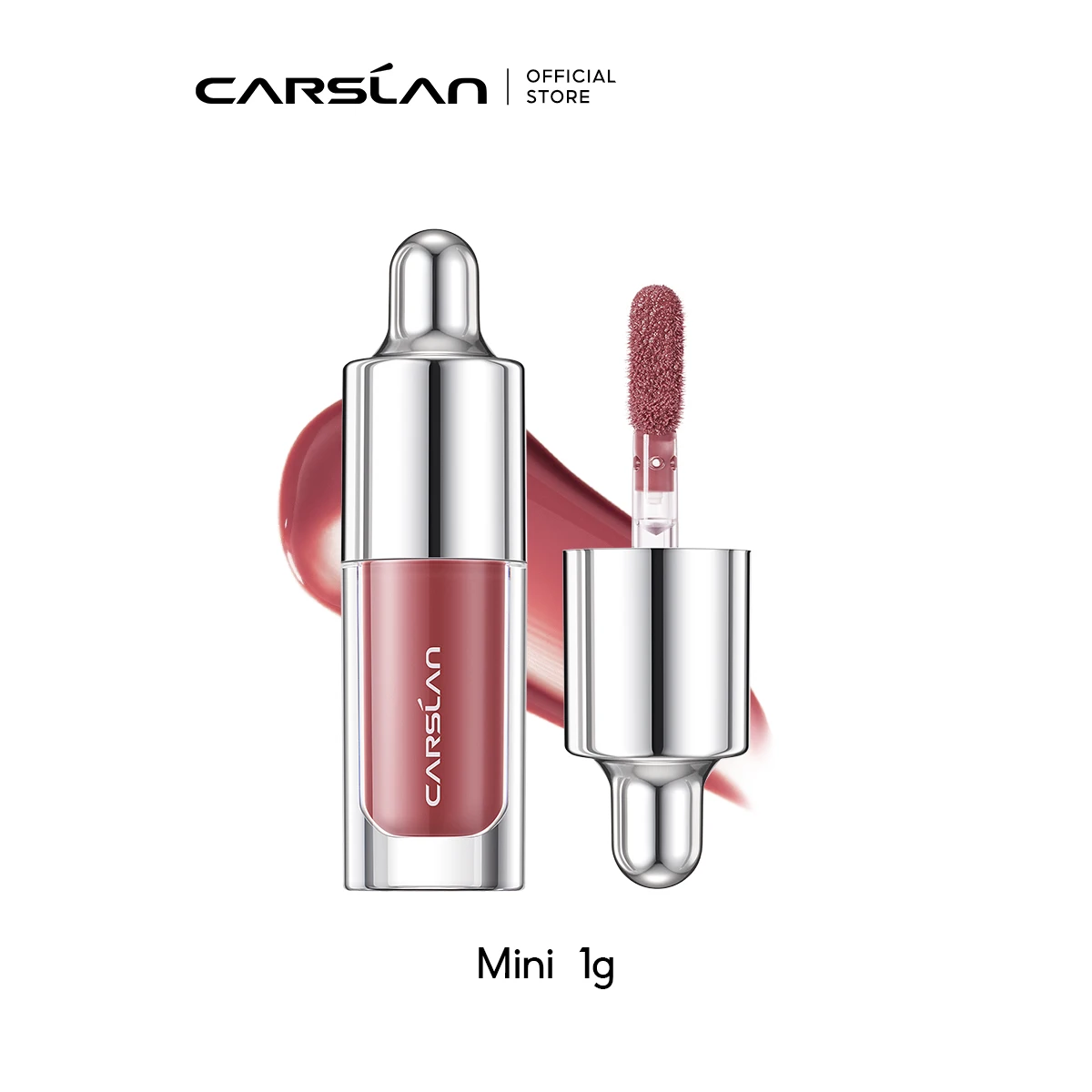 CARSLAN Mini 1g Sample Tinted Lip Glow Serum Essential oil Moisturizing Lip Plumper Mirror Water Lip Gloss Lipstick Cosmetics