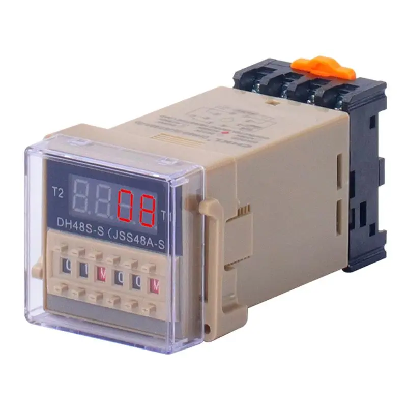 A74E-DH48S-S 12V Time Relay DC12V Repeat Cycle With Socket DH48S Series Delay Time With Base