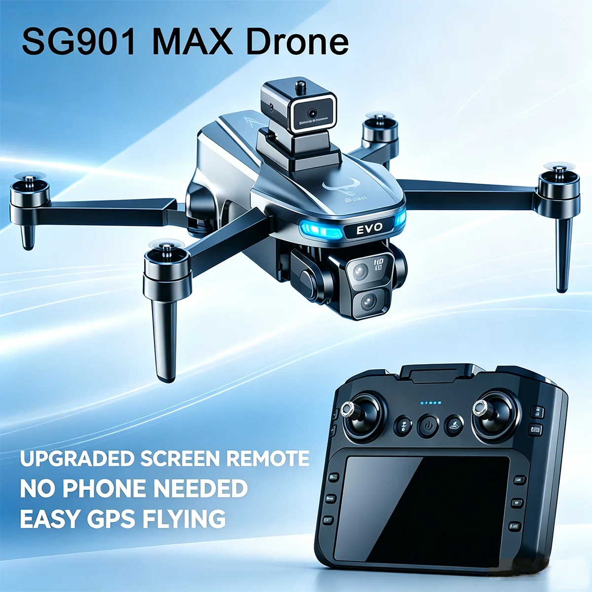 New SG901 MAX GPS Drone Professional HD Camera Intelligent Obstacle Avoidance Brushless Motor Foldable RC Quadrotor Toy Kid Gift