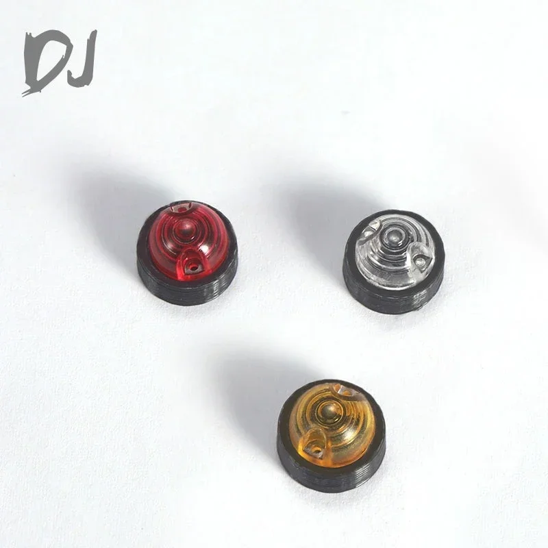 DJ 1/10 Rc سيارة مصباح مستدير أكواب عاكس الضوء الضوء الخلفي غطاء خفيف العالمي لتقوم بها بنفسك تعديل أضواء الزاحف ترقية السيارات الملحقات