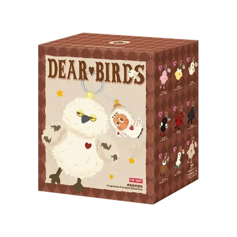 

POP MART Dear Birds Series Fragrance Pendant Blind Box - Mystery Toy Doll Anime Figure Desktop Ornament Collectible Guess Bag