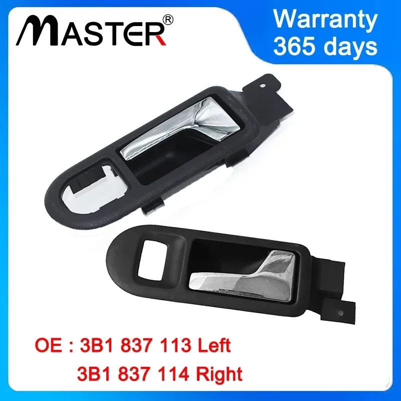 Interior Rear Door Handle Left Right Opener 3B1837113 3B1837114 For VW Passat B5 1998 1999 2000-2005 3B1 837 113 3B1 837 114