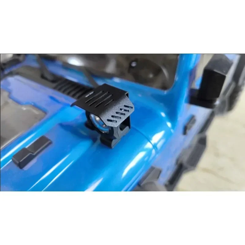 1:7 CK 5812/5816 RC Crawler Upgrade Accessory, Metal Hood Spotlight Guard 2Pcs Pair, Equipped With Matching Extended Screws