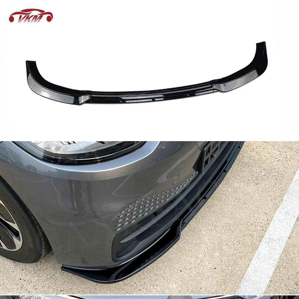 

ABS Material Front Bumper Lip Chin Spoiler Body Kits for Volkswagen ID.3 2019-2022 Bumper Cover Car Styling Accessories