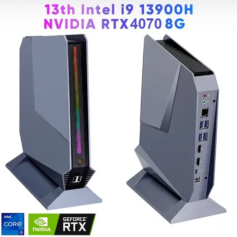 Topton Gaming Mini PC NVIDIA RTX 4070 4060 8G Intel i9 13900HX 13900H 12900H i7 13800H Windows 11 Desktop Gamer Computer WiFi6
