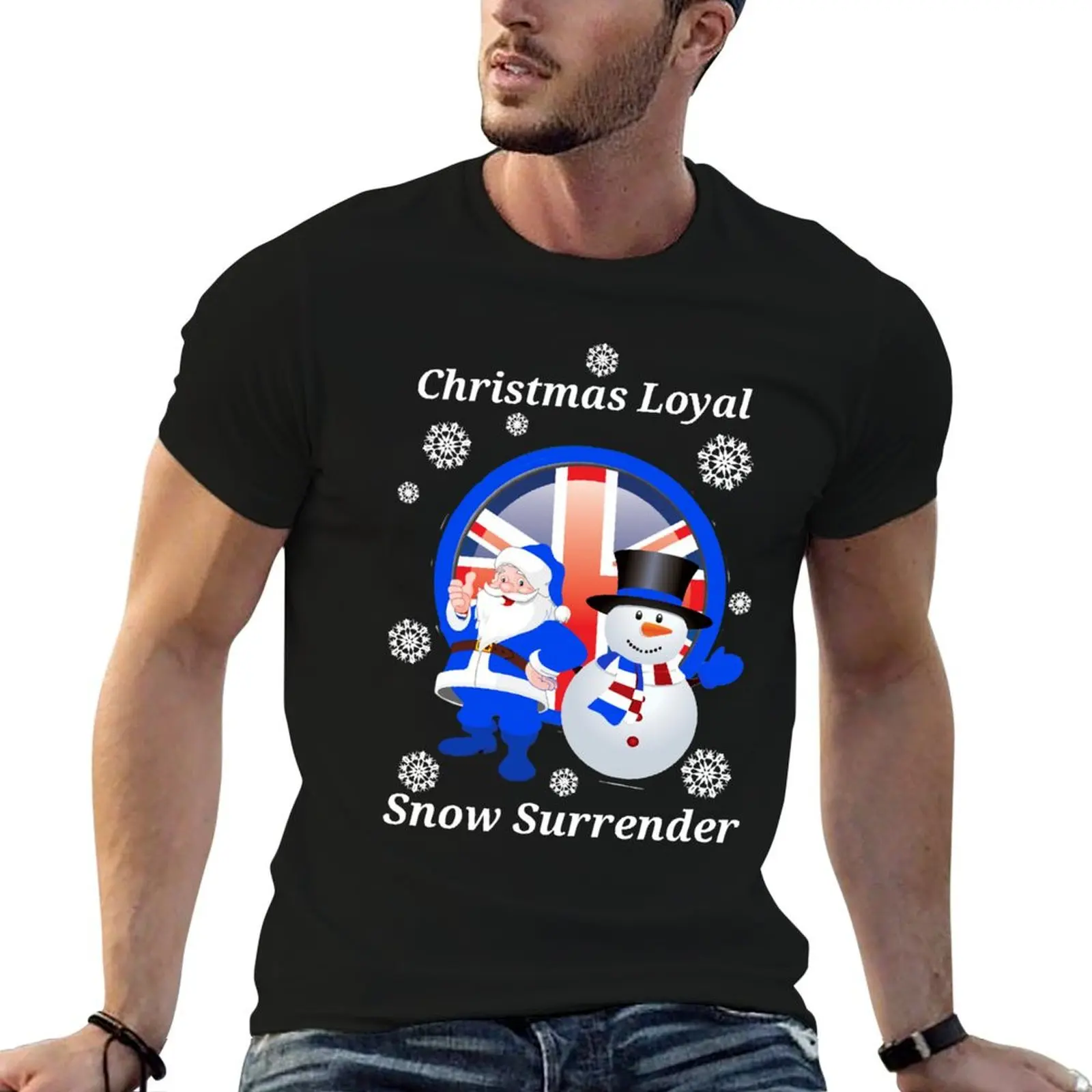 Christmas Loyal Snow Surrender T-Shirt Christmas Theme Tee Top