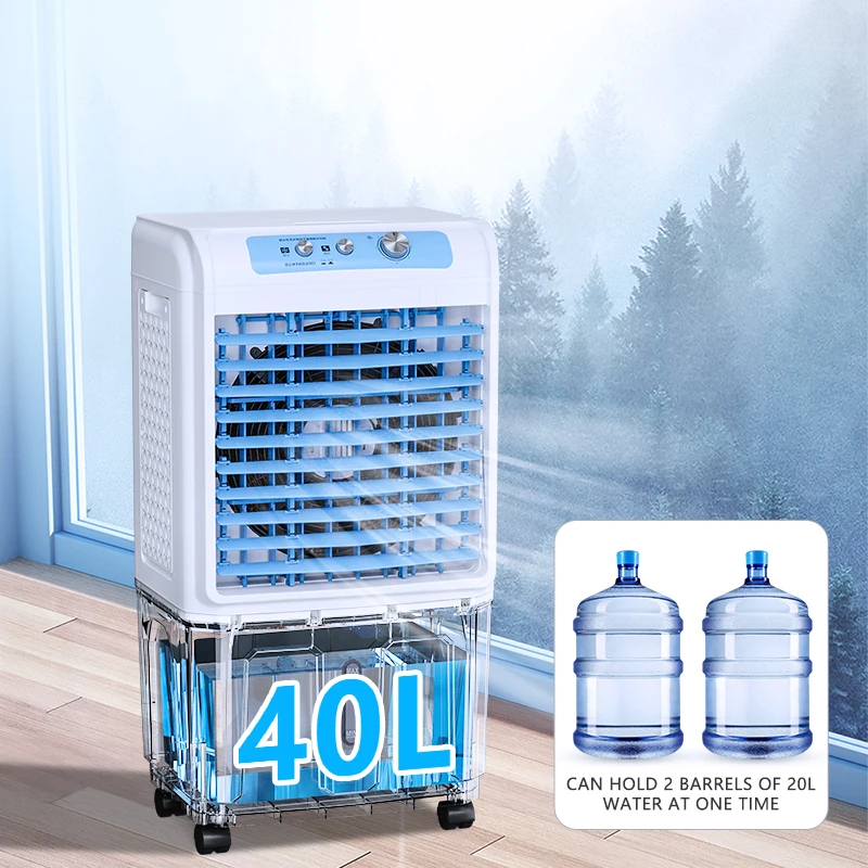 Portable Home Smart Remote-Controlled Air Conditioner with Humidifier Fan Low Noise Air Purifier