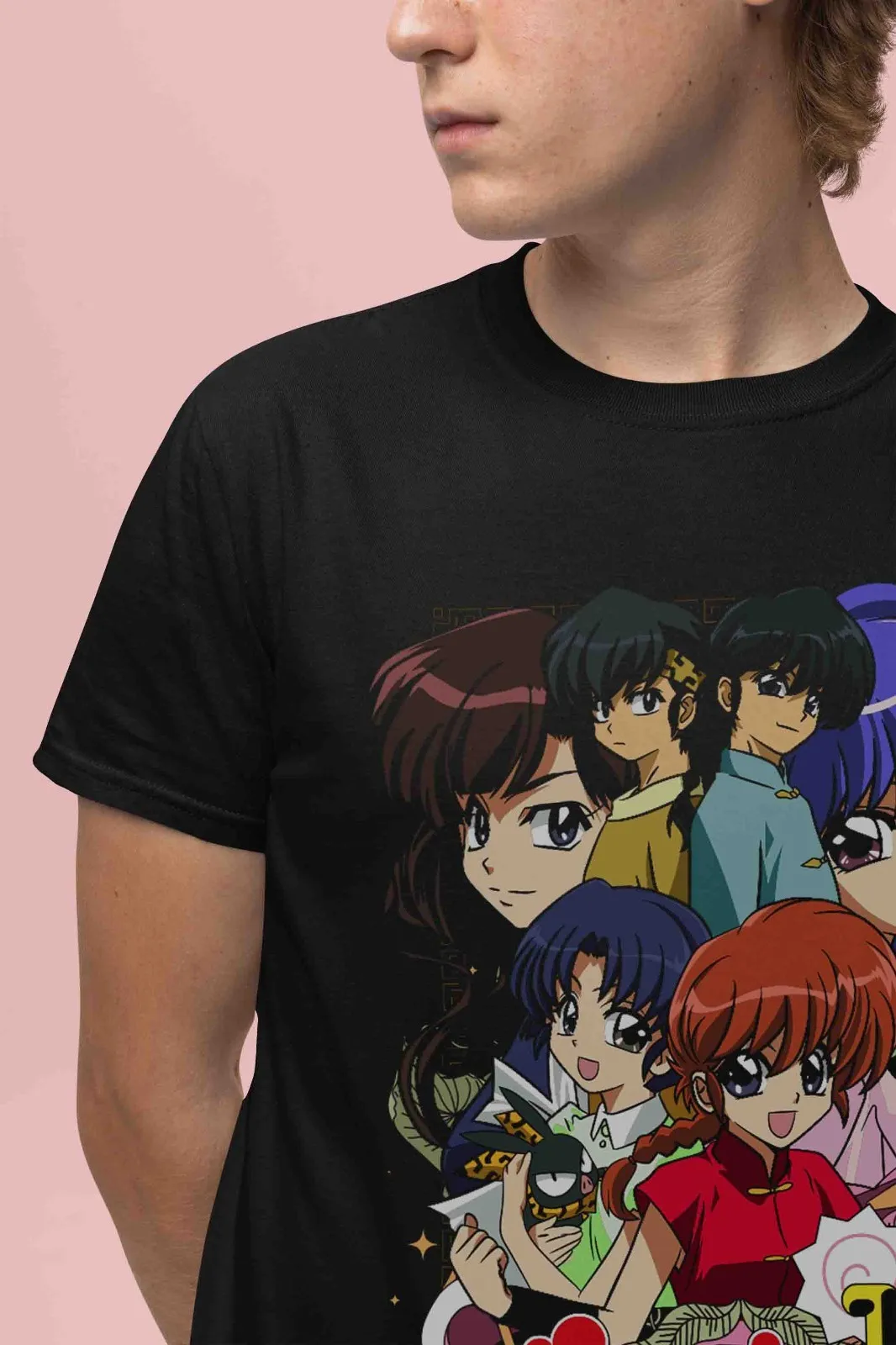 Ranma Shirt Akane Tshirt Ryoga T-Shirt Shampoo Top Genma Anime Ukyo Happosai Tee
