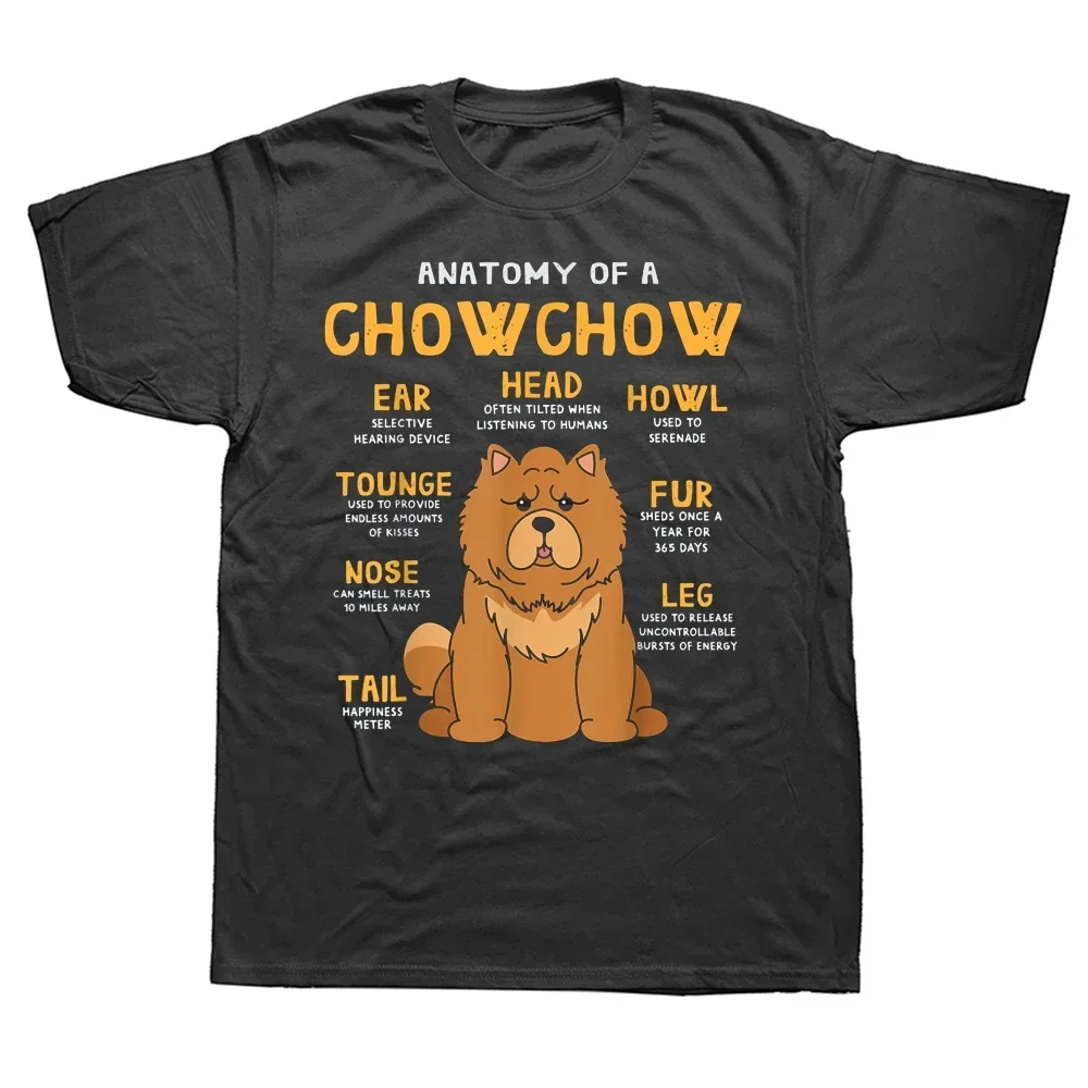 Graphic Cotton Streetwear Short Sleeve Birthday Gifts Summer Style T-shirt Chow Chow Funny Anatomy of Men Dad Dog T Shirts new