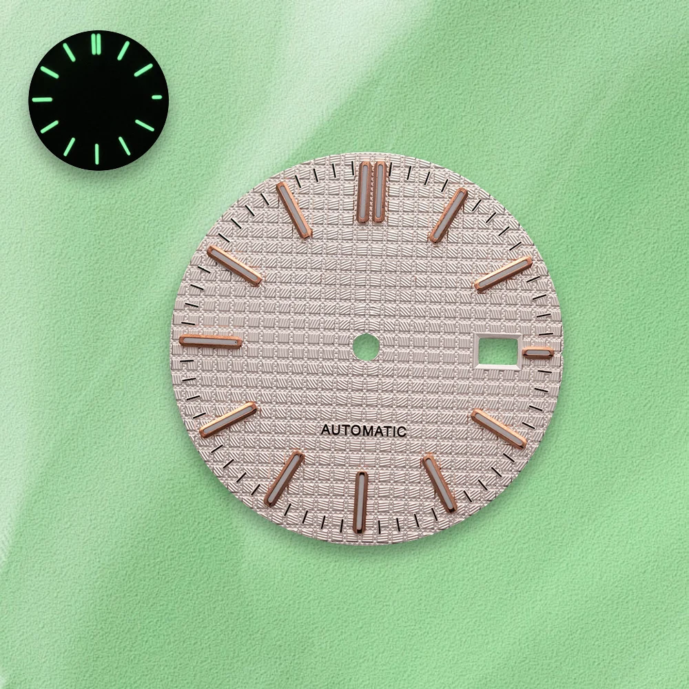 31.8 مللي متر S شعار صغير مربع AP الطلب مناسبة لحركة NH35/NH36/4R/7S بيع مثل الساخن ساعة تعديل الملحقات