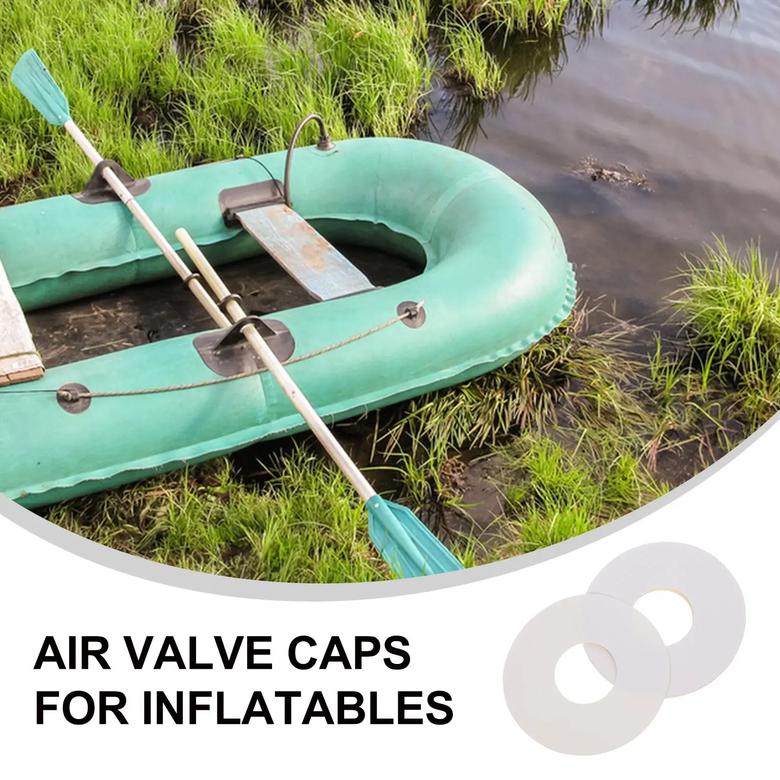 3Pcs Inflatable Boat Accessories Valve Gasket Set High Efficiency Airtight Seal for Canoe Tender Pontoon Sup Paddle Board Air