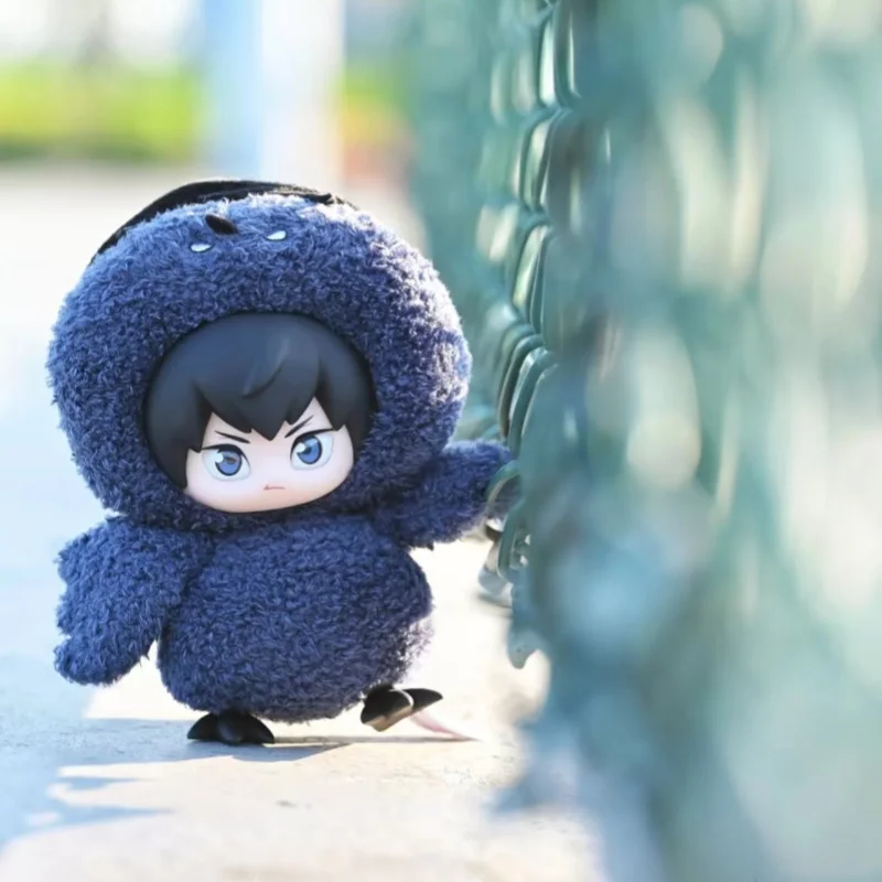 spot ¡¡Auténtico Haikyu!! Junkyard Showdown series Lindo vinilo felpa colgante Mochila decoración llavero regalo del festival