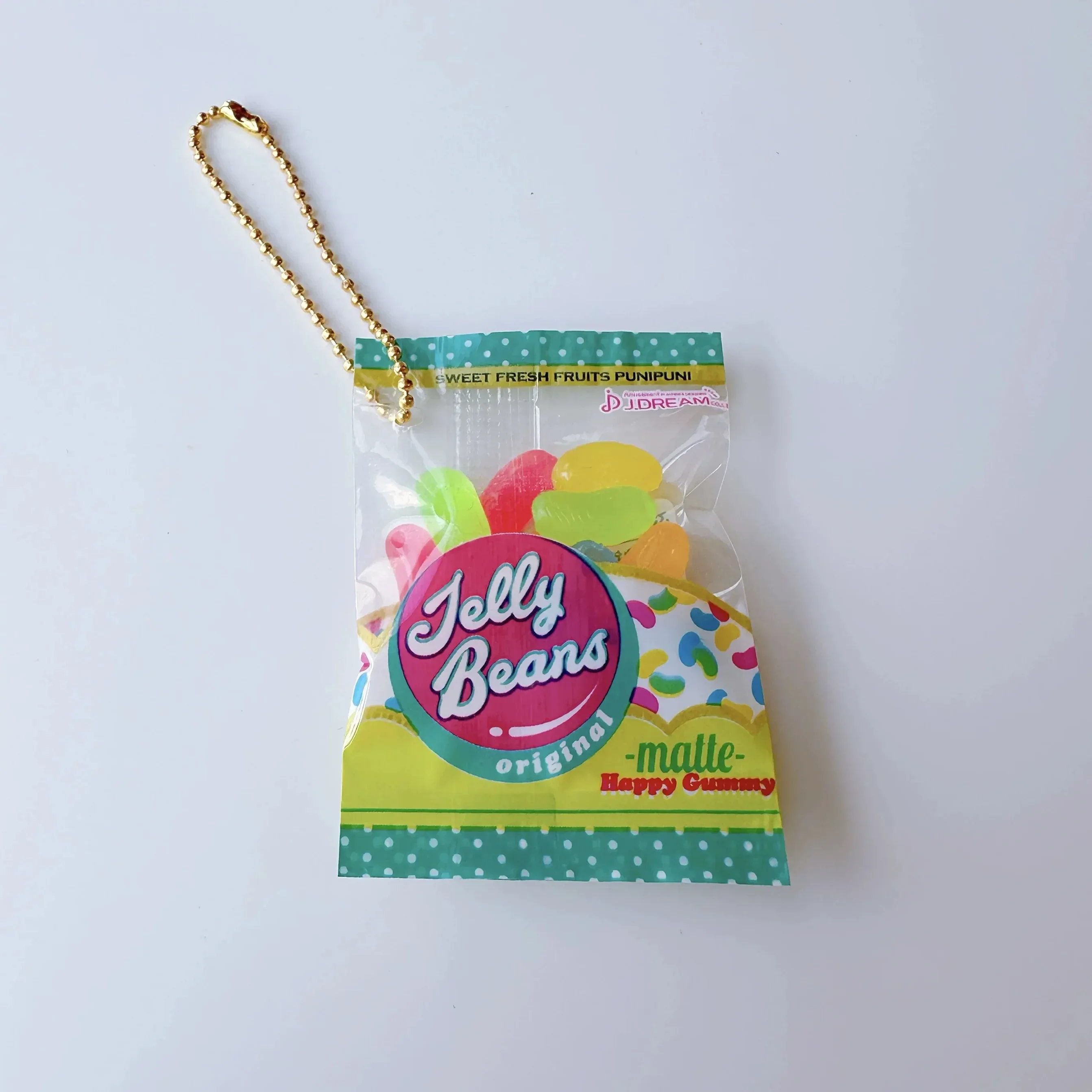 Capsule Toy Tiny Candy Squishy Jelly Bean Gummy Bear Candy Bag Mini Food Toy Keychain Mini Bag Pendant Accessories Gift Toy