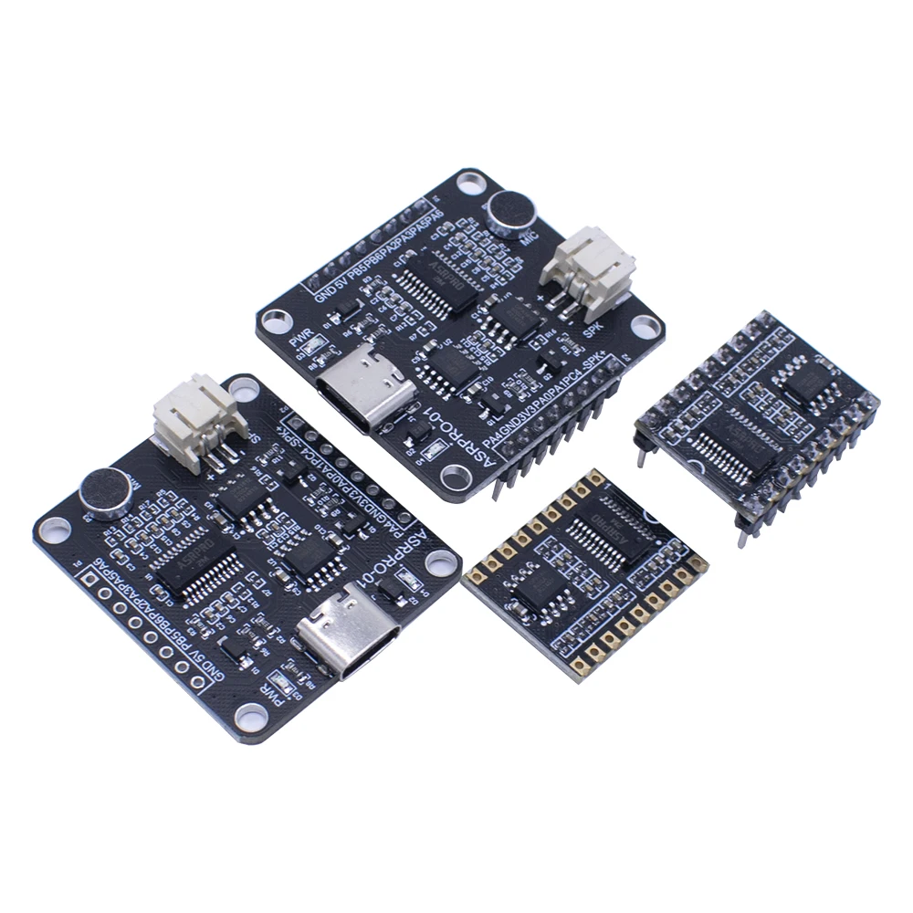 WAVGAT ASRPRO Intelligent Offline Speech Recognition Module Voice Board Support UART/12C/PWM/SPI/GPI0 3.6V-5V Power Supply