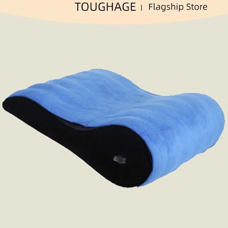 

Soft Inflatable Sofa Bed Wedge Cushion For Couple Love Game Sex Pillow Pregnancy Adults Position Foldable Support Furniture