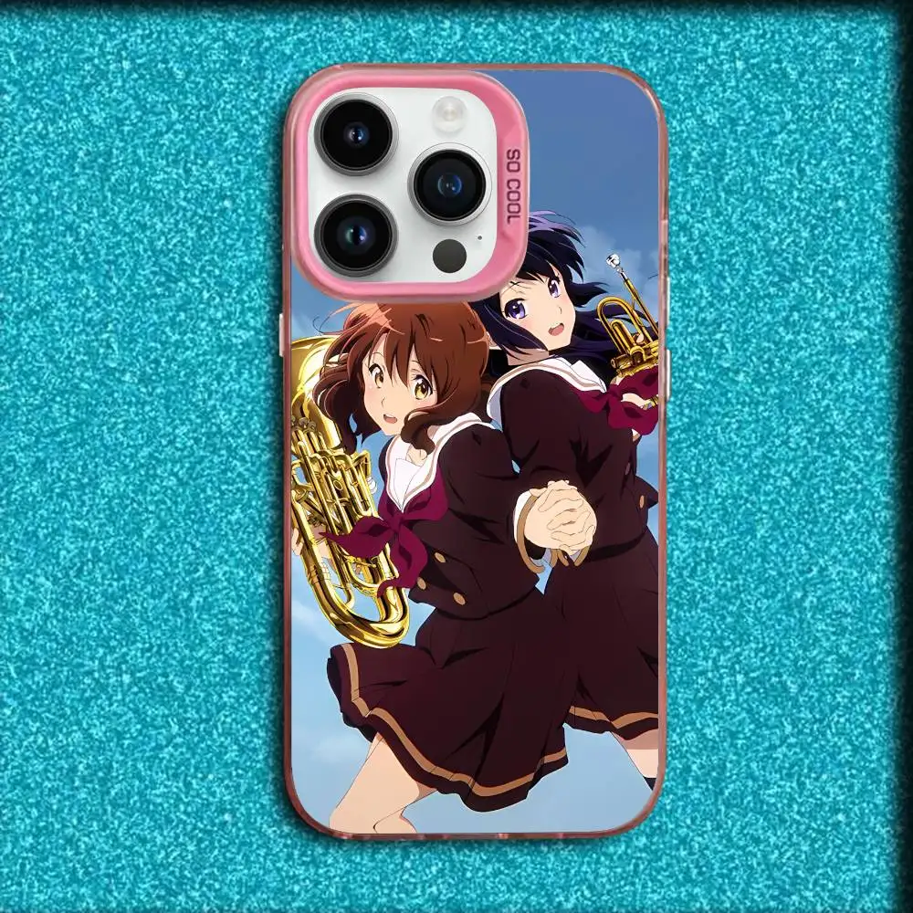Hibike Animation euphonium movie 3 Phone Case For iPhone 17,16,15,14,13,12,11,Pro,Max,Plus,E,SE4,Air,Mini Pink IMD Box