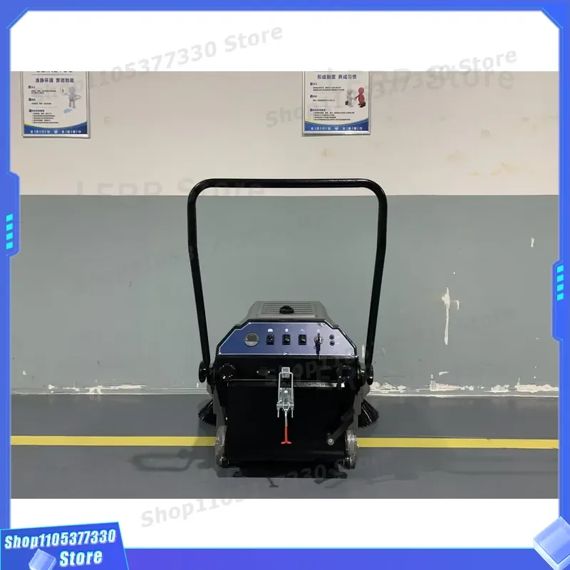 S3 Electric Road Sweeper Hand Push Broom for Concrete Floor Cleaning Efficient Dust Collector Outdoor Street Cleaner Machine