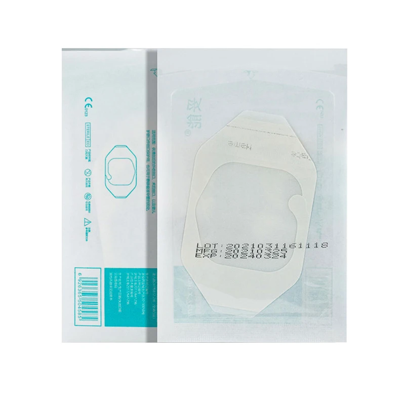 100Pcs Medical Adhesive Wound Dressing Disposable Waterproof Transparent Film IV Cannula Indwelling Needle Sticker 10x12CM