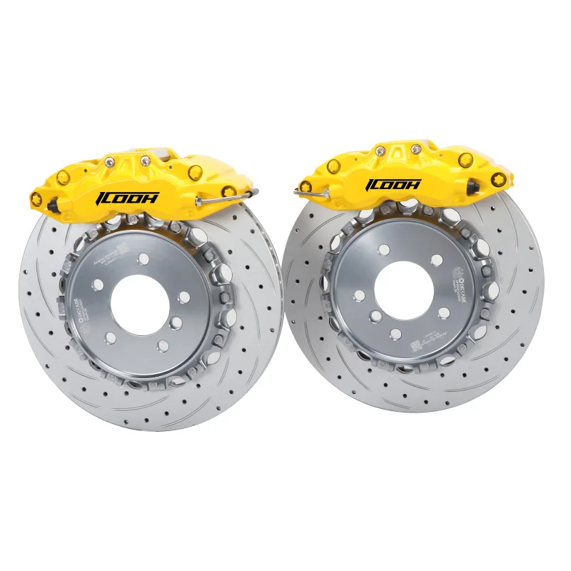 China Brand high quality racing brake system car brake pad with drilled rotors for  e46