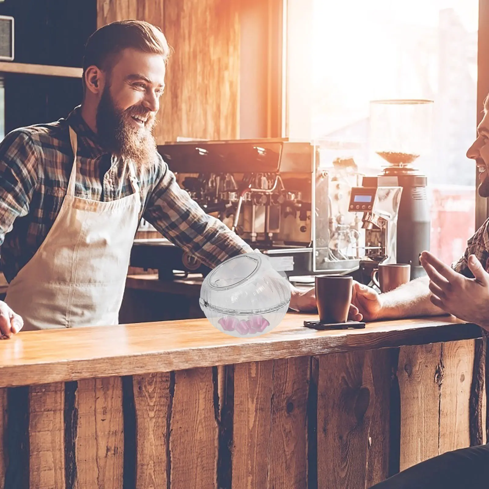 

Tea Storage Basket Plastic Coffee Container Large Capacity Countertop Organizer For Coffee Bar Sweets Snacks Holder