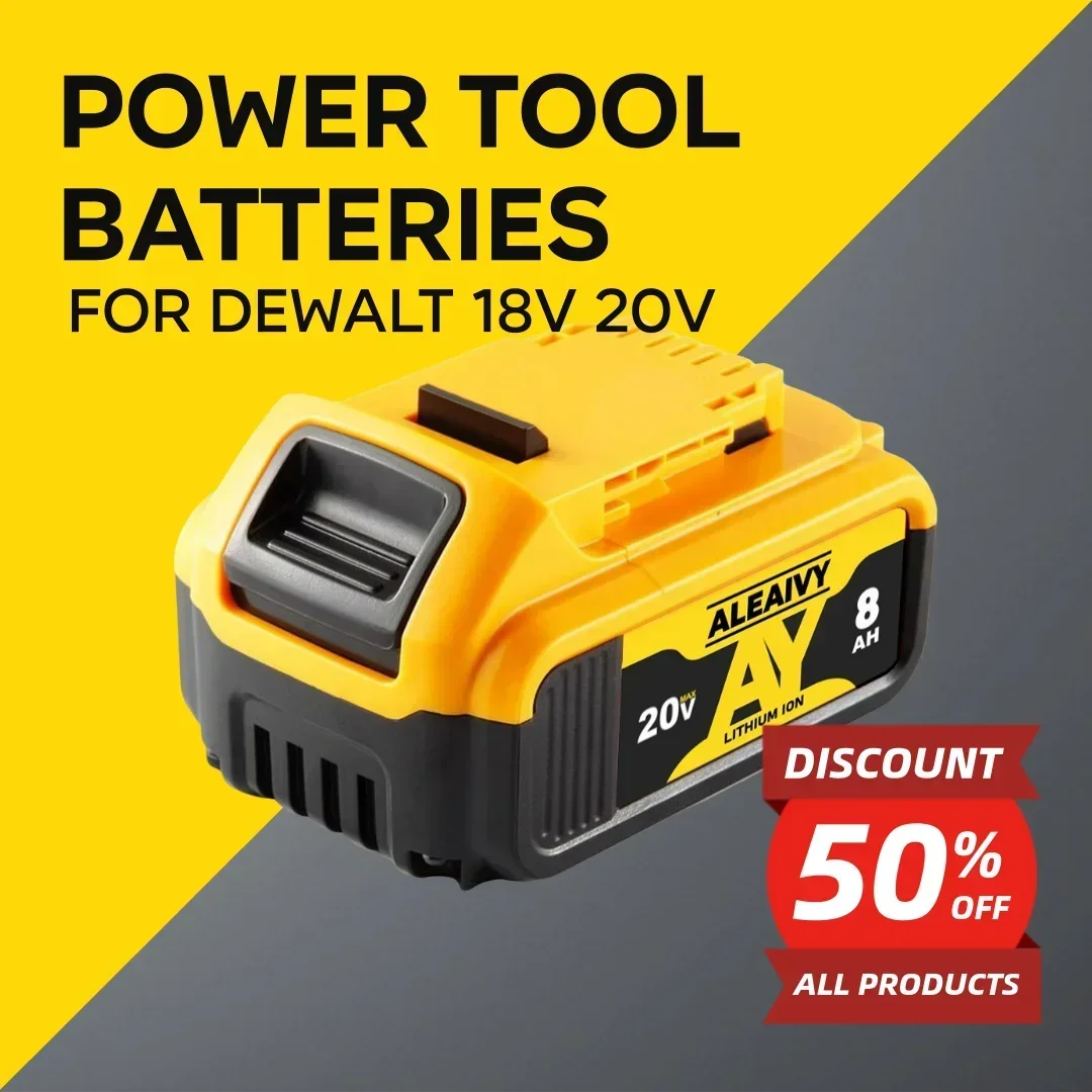 

For Dewalt 18V 20V DCB184 DCB200 DCB182 DCB180 DCB181 DCB182 DCB201 DCB206 DCB200 8000mAh Lithium batteries Replace Battery