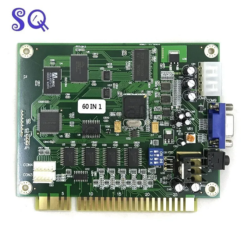 Jamma-60 인 1 클래식 게임 PCB 트래킹 볼 칵테일 아케이드 기계, 내장 아케이드 캐비닛 용 오른쪽 아케이드 기계 