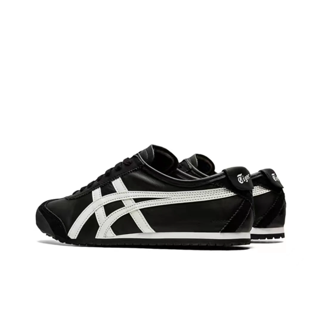 Asics-onitsuka Tiger Mexico 66クラシック軽量ロートップ牛革アウトドアスニーカー、滑り止めスポーツランニングシューズ