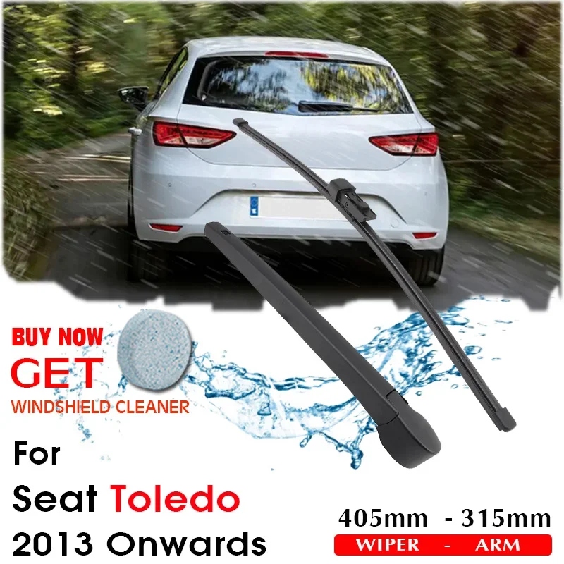 

Car Wiper Blade Rear Back Window Windscreen Windshield Wipers For Seat Toledo Hatchback 405 mm 2013 Onwards Auto Accessories