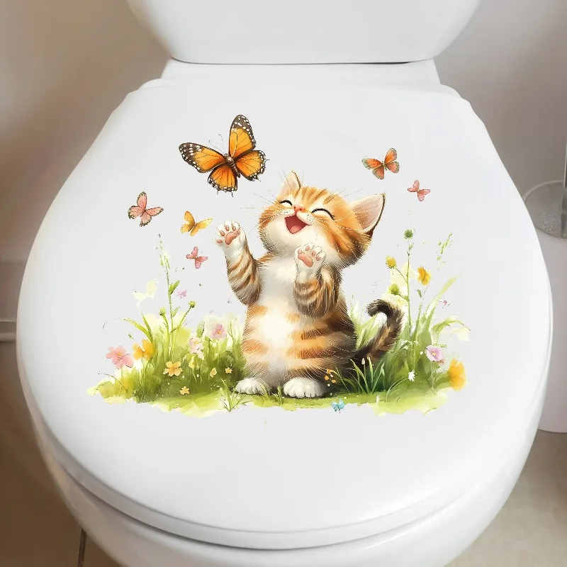 Cute Cat Rabbit Lion Animal Wall Sticker Kids Room Background Home Decoration Mural Decal