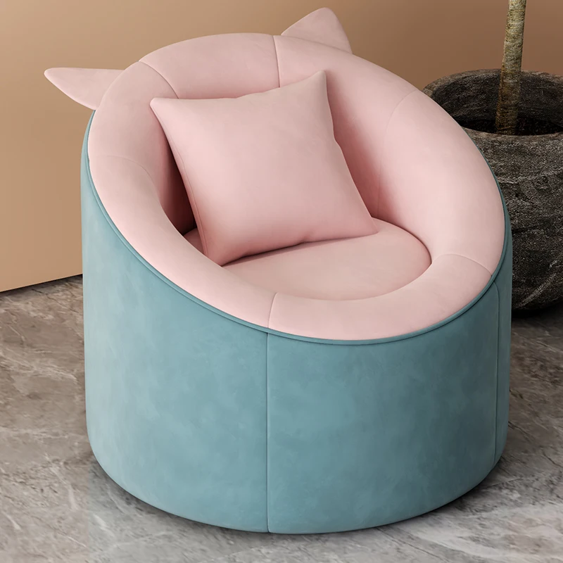 

Personal Minimalist Fluffy Chair Cute Accent Floor Bean Bag Chair Reclining Lazy Sofa Muebles Para El Hogar Home Decor SY50LC