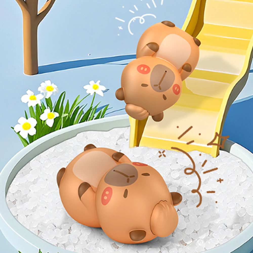 3 stks/set Cartoon Capybara Waternevel Druk Type Kleine Capybara Bad Lange Afstand Draagbare Capybara Water Vechten Strand