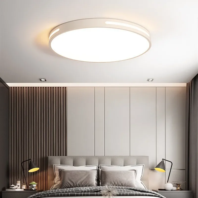 Ceiling Modern Simple Dimmer Decorative Led Ceiling Lamps Round Bedroom Living Room Rectangle Aisle Ultra-thin Indoor Light