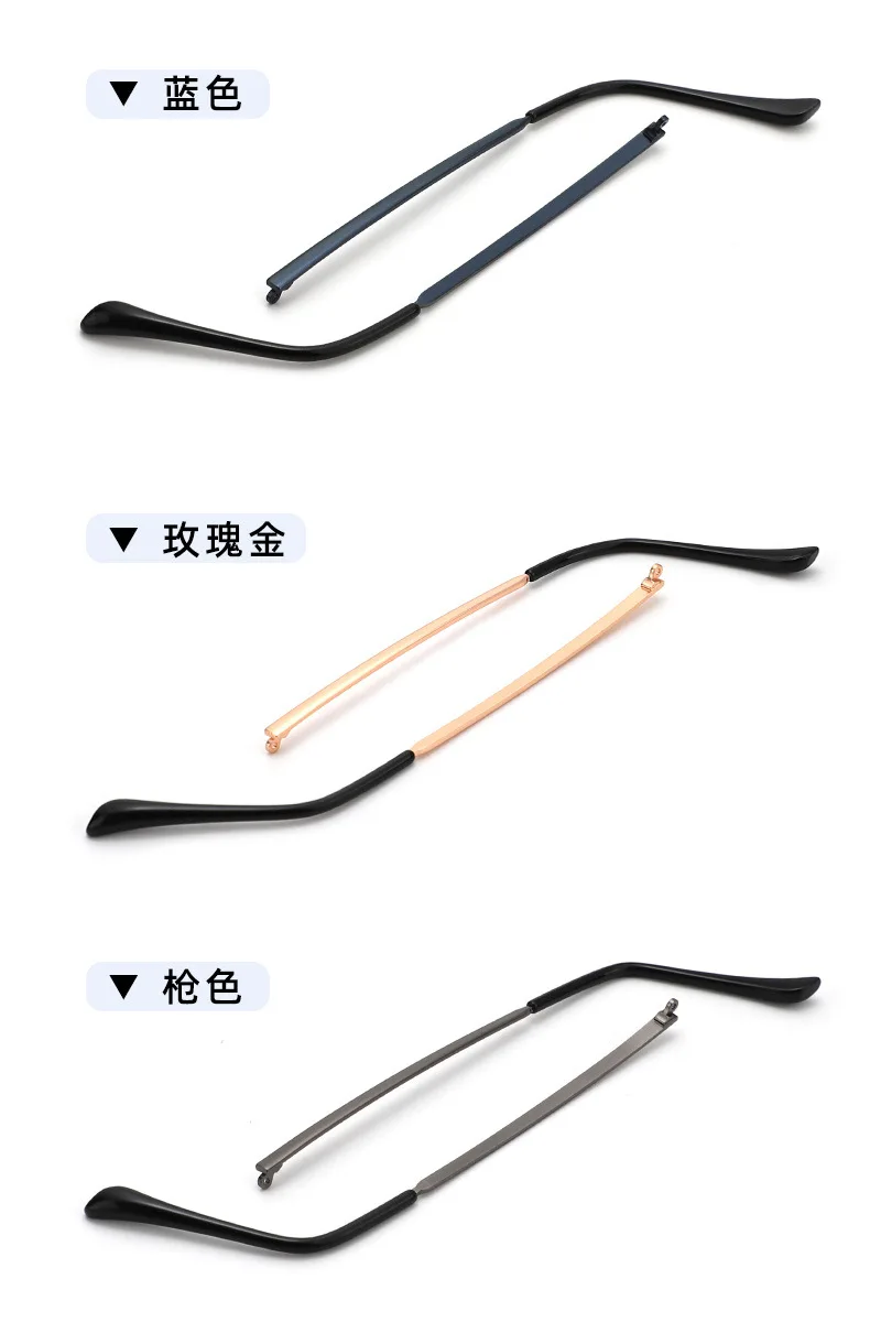 안경다리 1 Pair Glasses Metal Replacement Leg Eyeglasses Temple Arm Sunglasses Replacement Leg Repair Eyewear Accessories