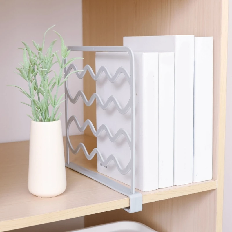 クローゼット用ポータブルシェルフディバイザー 収納&整理用シェルフオーガナイザー ドロップシップ