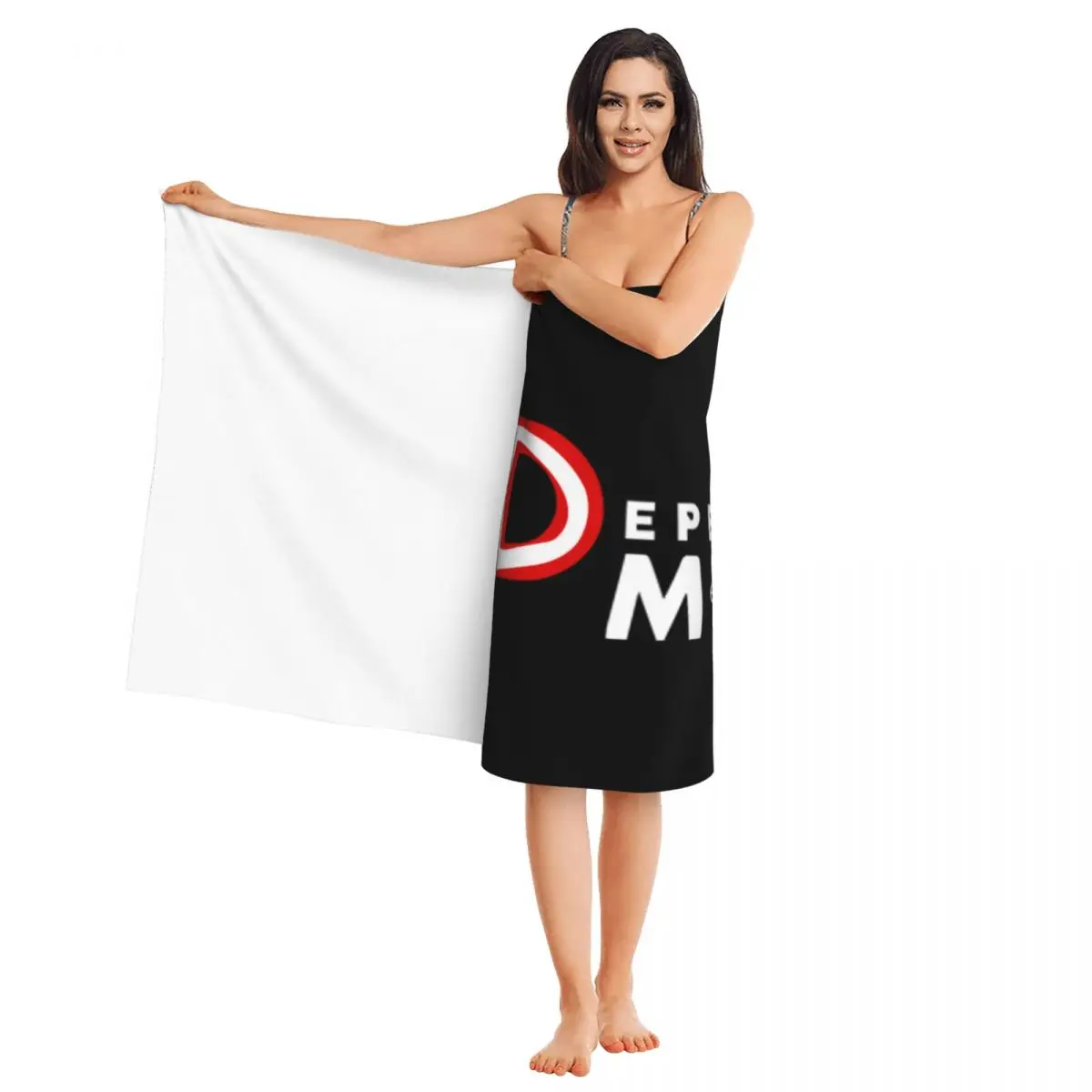 Custom Depeche Cool Mode Absorbent Microfiber Beach Bath Towel Quick Dry Music Shower Sports Towels