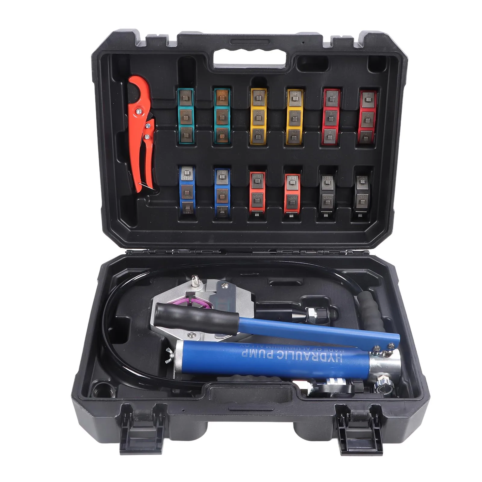 

Hydraulic Hose Crimper Air Conditioner Hose Crimper Manual Crimping Tool with Pump for Repair Maintenance