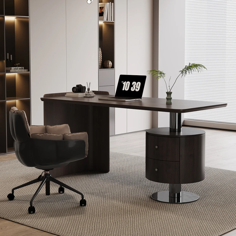 

Stand Up Work Study Computer Desk Table Aesthetic Solid Wood Workbench Desk Table Boss Table Pour Ordinateur Home Furniture