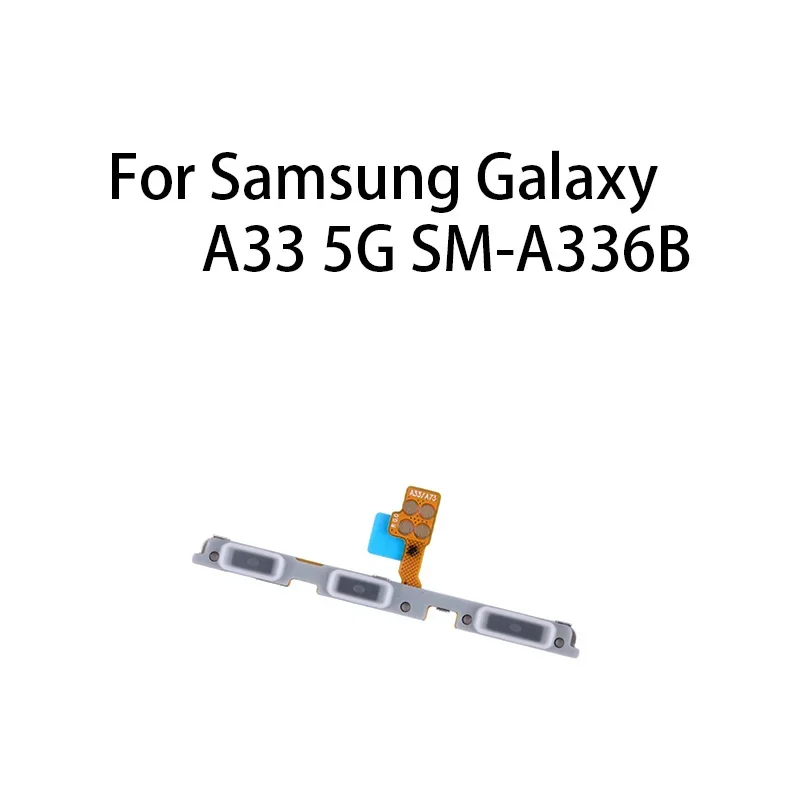 ORG POWER ON OFF Muet Switch Control Key Volume Button Flex Cable pour Samsung Galaxy A33 5G SM-A336B