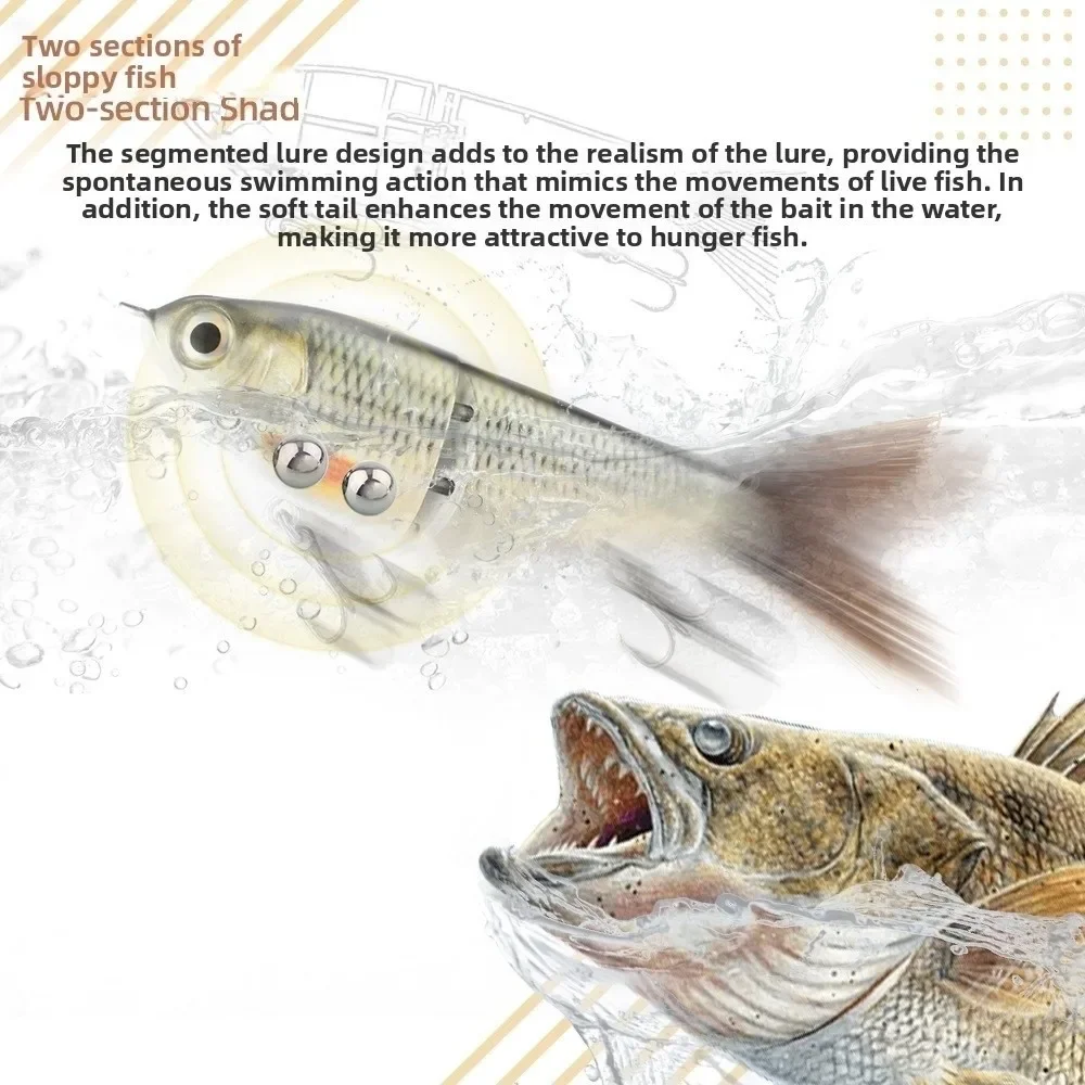 Señuelo articulado lubina – Swimbait Wobbler de alto rendimiento - imagen 4