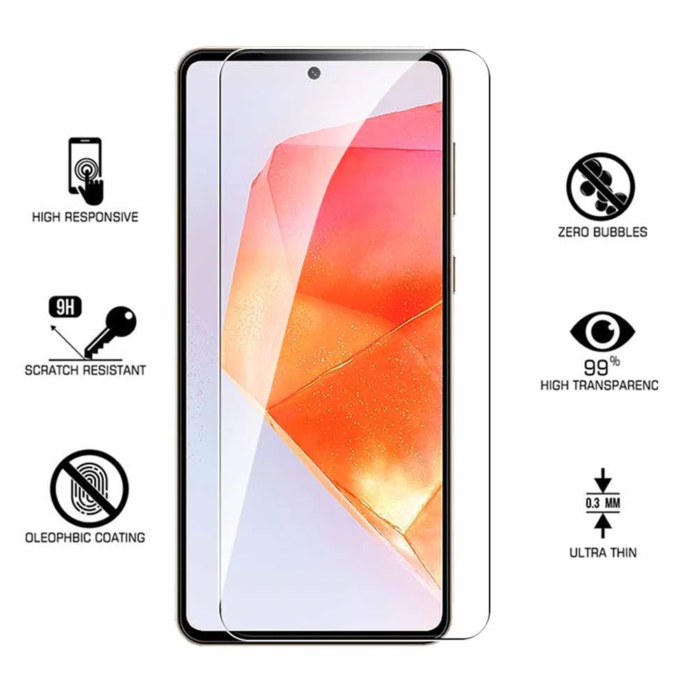 Чехол 2 в 1 из закаленного стекла для Samsung Galaxy C55 5G, защитные пленки для экрана Samsung C55 C 55 55C 6,7 '', защитные пленки для объектива камеры