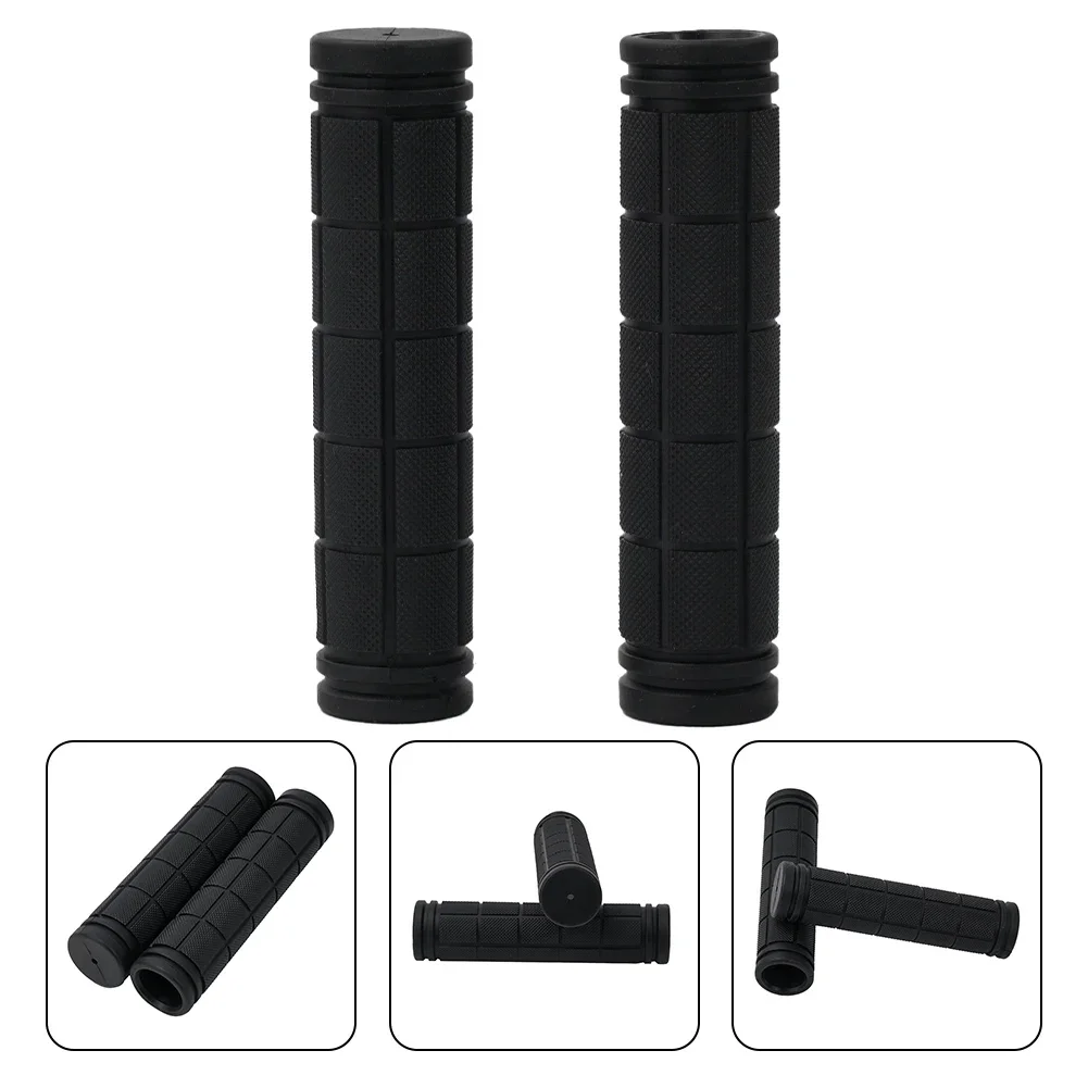 2pc Bicycle Bike Handle Handlebar 22mm Anti Slip Rubber Grip Accessories For Sport Bikes Motorcycle Accessories Black/Red/Purple