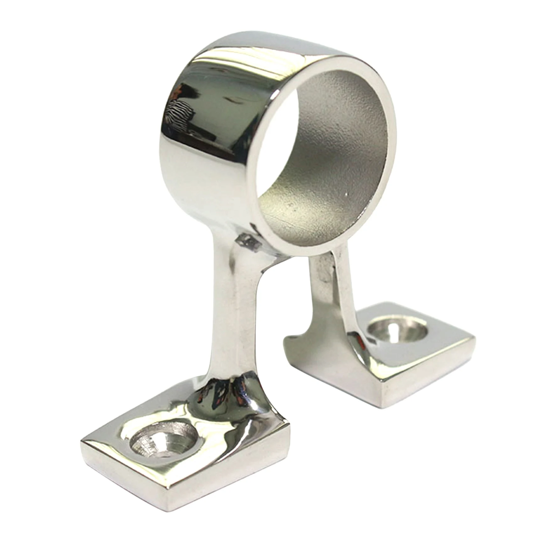 B72A مركبة بحرية صب 316 1 بوصة 25 مللي متر تركيب السكك الحديدية اليدوية 90 درجة مركز الدعامة دعم قوس #4