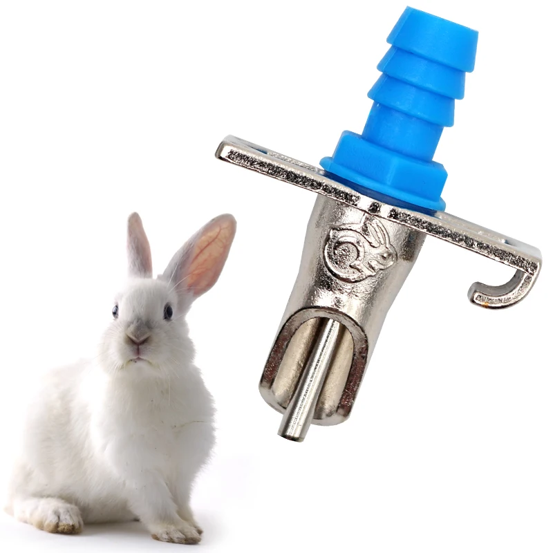 Farm Animal Drinking Tools Rabbit Nipple Drinker, Rodent Automatic Waterer Feeder Equipment for 8mm Hose Farm Fountains 20 Set