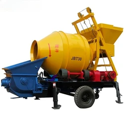 20m3/h High Pressure Concrete Pump Diesel Engine Cement Grouting Machine Trailer Mounted Concrete Pump Construction Machinery