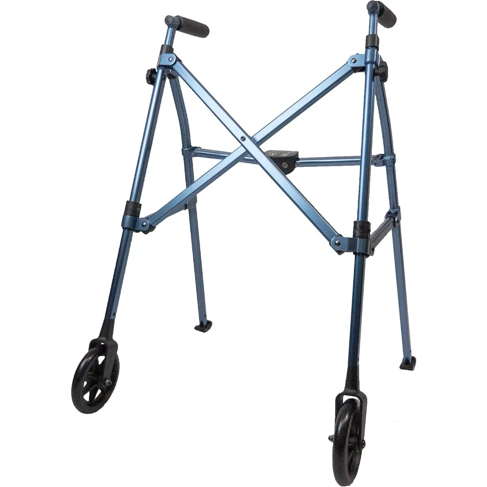 

Stander Wonder Walker, Lightweight Foldable Space Saver Rolling Walker for Adults, Seniors, for Mobility Support