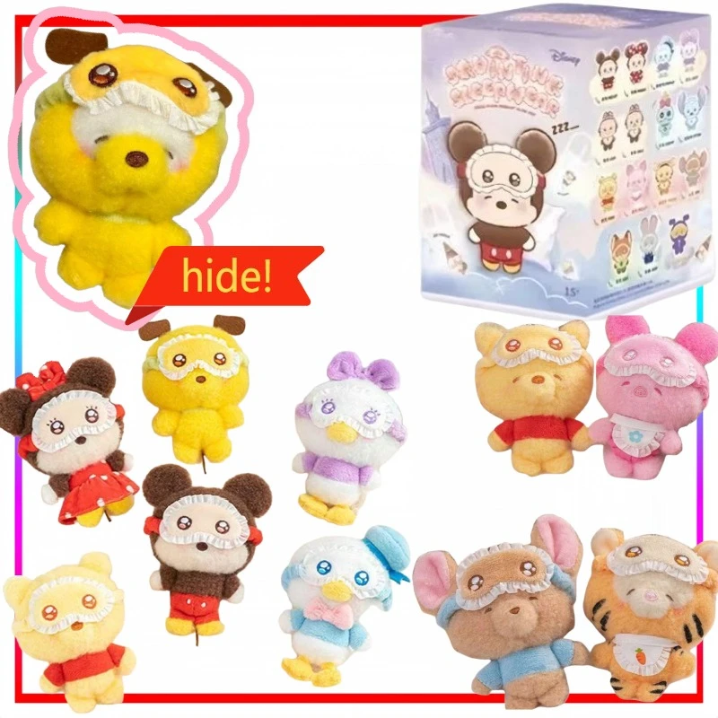 Neue Disney Schielende Pyjamas Serie Blind Box Cartoon Stich Geheimnis Lotterie Box Anime Peripheriegeräte Plüsch Anhänger Urlaub Geschenke